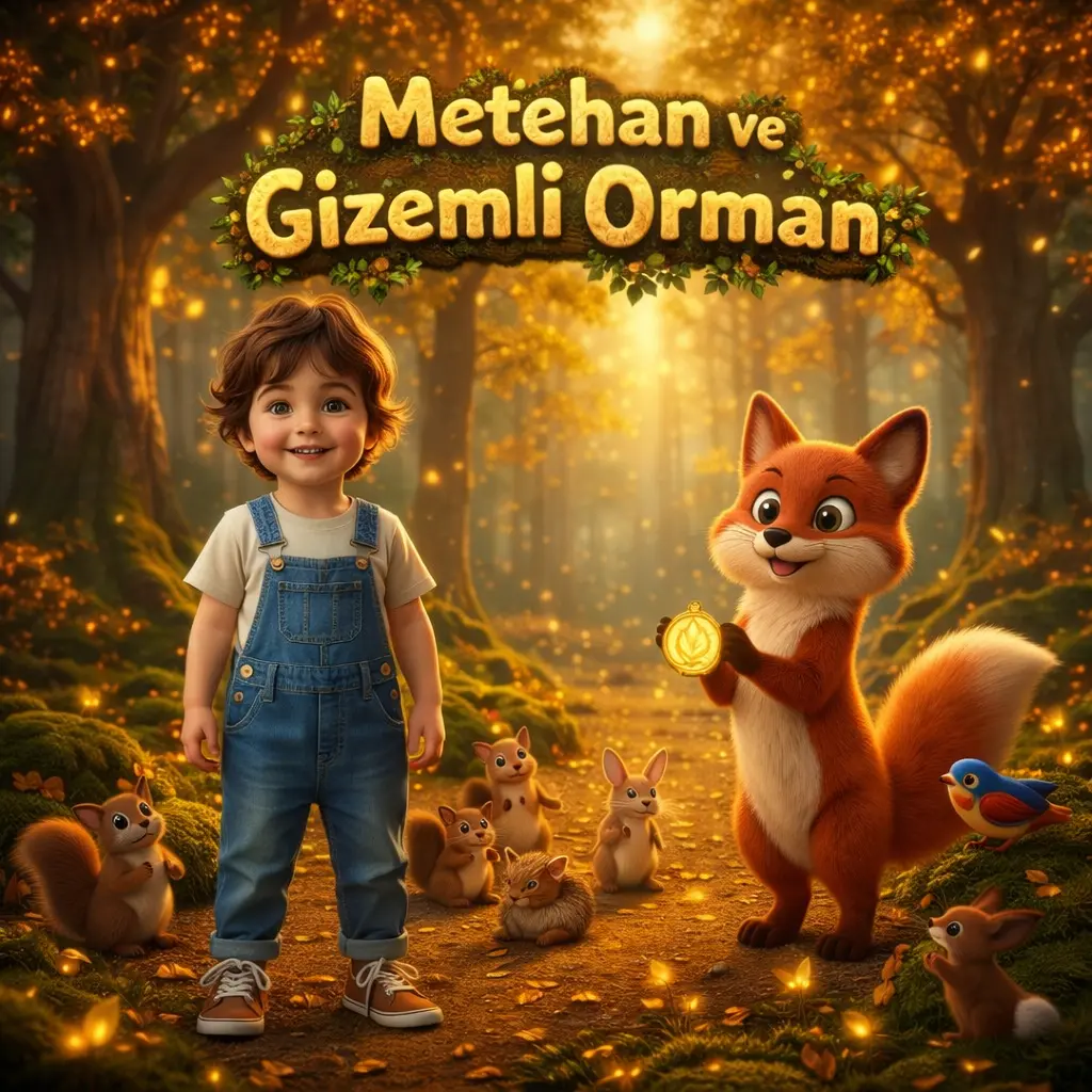 Gizemli Orman - Kişiselleştirilmiş çocuk hikaye kitabı